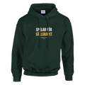 Spelar för sällskapet – hoodie i skogsgrön, Bogey Club Sweden