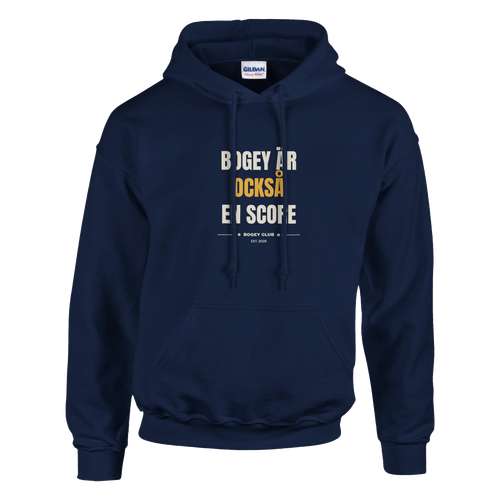 Bogey är också en score – hoodie i svart, Bogey Club Sweden
