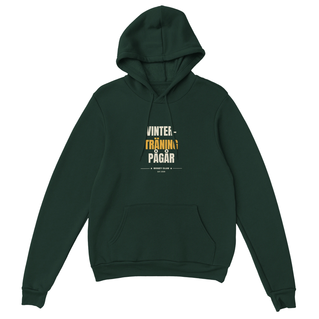 Vinterträning pågår – hoodie, bild 4, Bogey Club Sweden