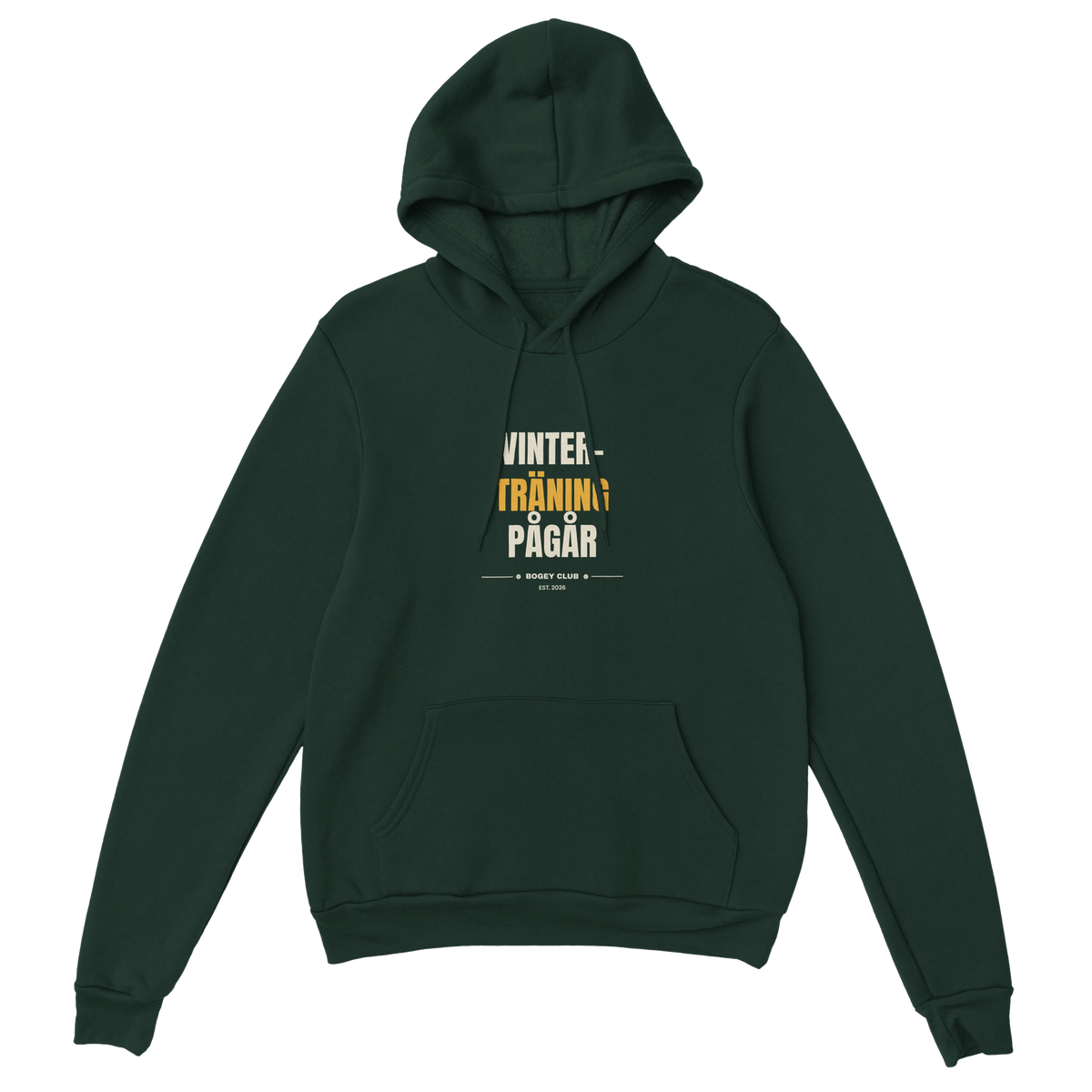 Vinterträning pågår – hoodie, bild 4, Bogey Club Sweden