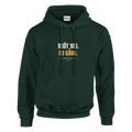 Bröt 100. En gång. – hoodie i skogsgrön, Bogey Club Sweden