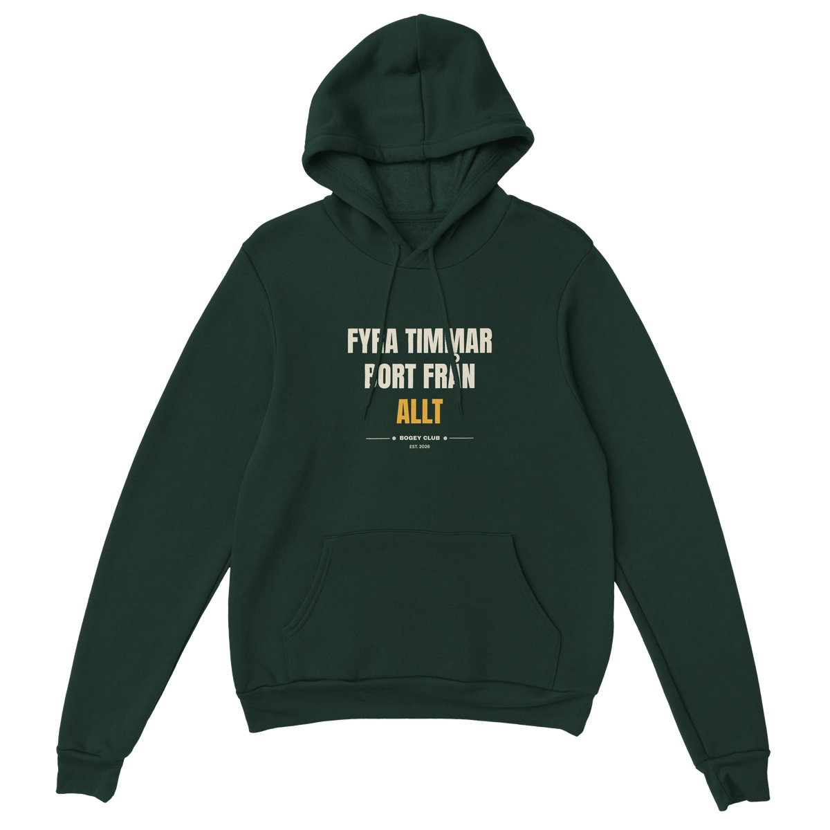 Fyra timmar bort från allt – hoodie, bild 4, Bogey Club Sweden